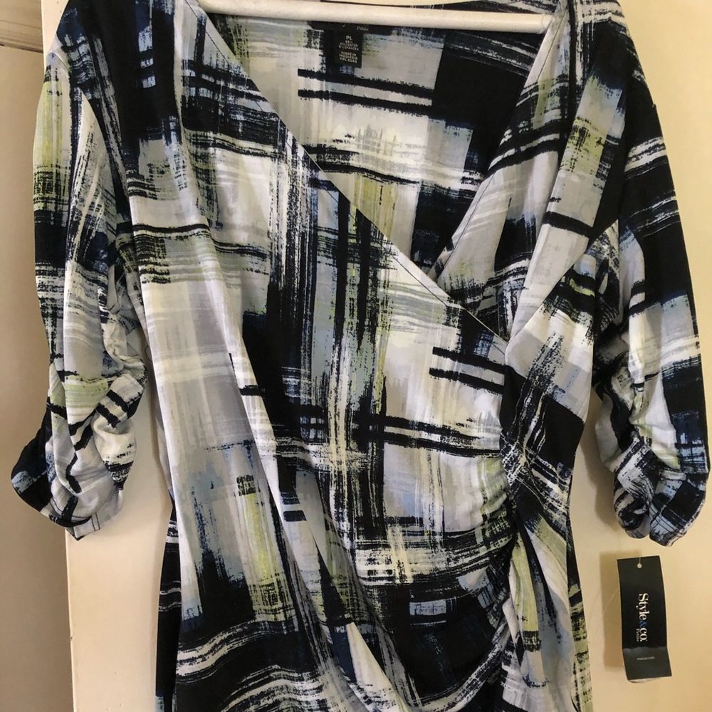 Painted Plaid shirt